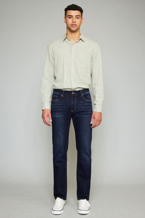 James Dark Wash Slim Straight - Men - Official Kancan USA