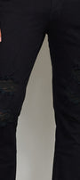 Henry Black Distressed Regular Skinny - Official Kancan USA
