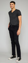 Henry Black Distressed Regular Skinny - Official Kancan USA