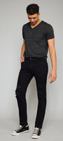 Henry Black Distressed Regular Skinny - Official Kancan USA