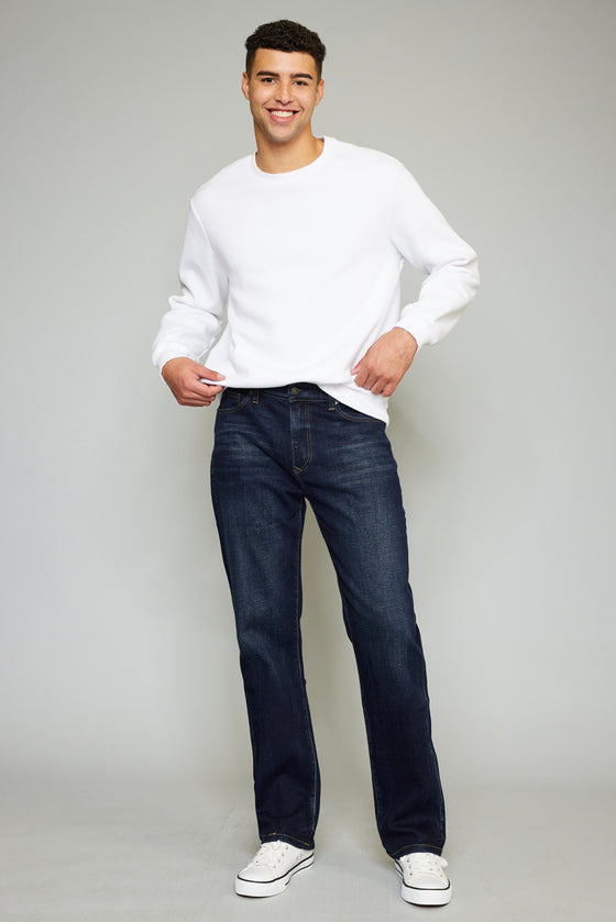 Joey- Dark Straight Jeans - Men - Official Kancan USA