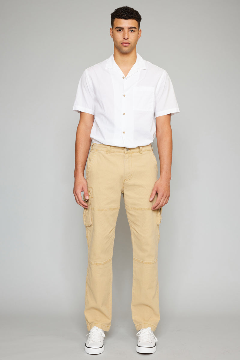 Nelson Camel Relaxed Cargo Pants - Men – Kancan USA