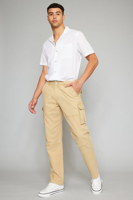 Mason Olive Relaxed Cargo Pants - Men - Official Kancan USA