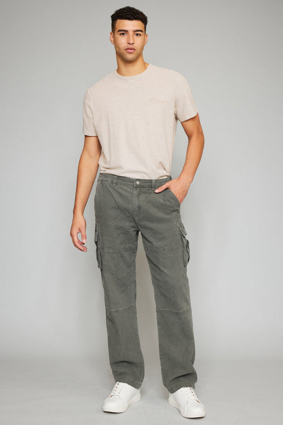 Mason Olive Relaxed Cargo Pants - Men - Official Kancan USA