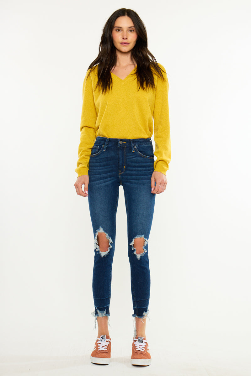 Angelise High Rise Ankle Skinny