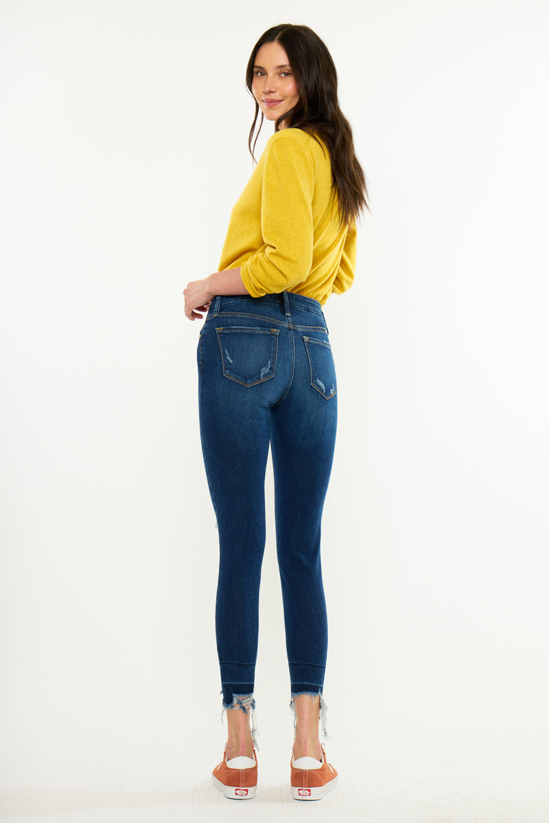 Angelise High Rise Ankle Skinny