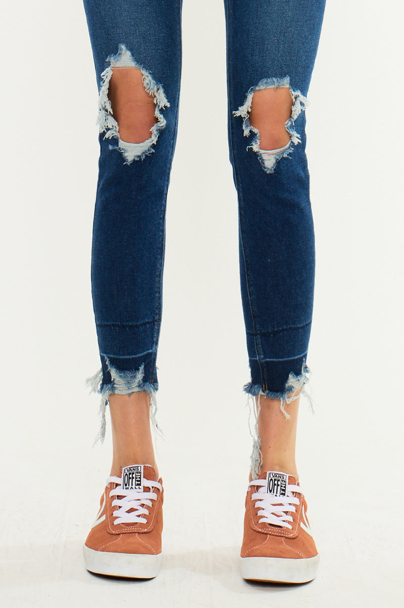 Angelise High Rise Ankle Skinny