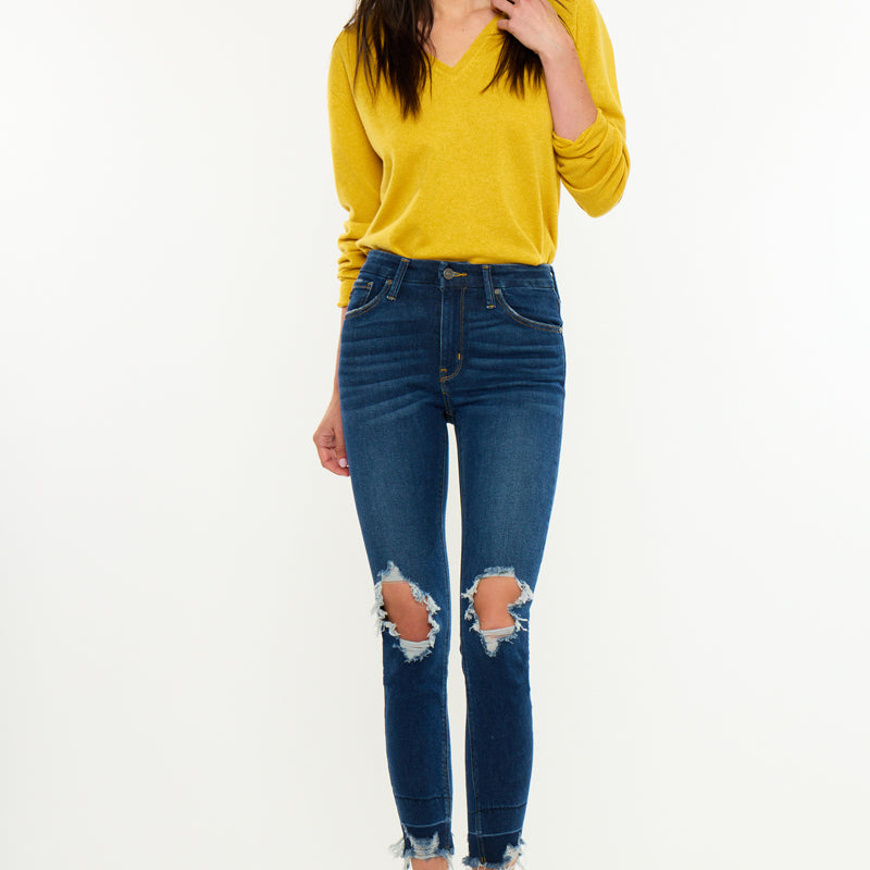 Angelise High Rise Ankle Skinny