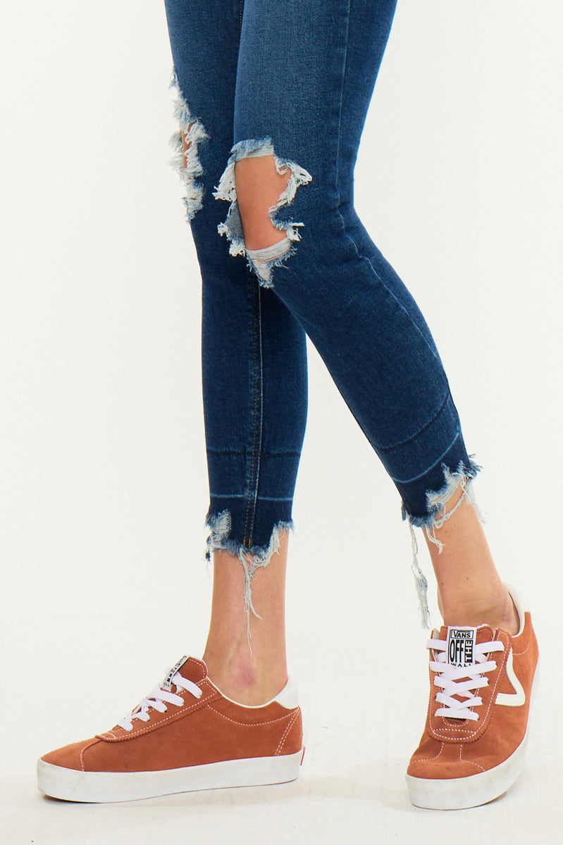 Angelise High Rise Ankle Skinny