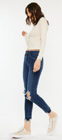 Ahri High Rise Ankle Skinny Jeans - Official Kancan USA