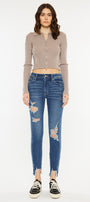 Luna High Rise Ankle Skinny Jeans - Official Kancan USA