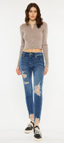 Luna High Rise Ankle Skinny Jeans - Official Kancan USA
