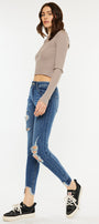 Luna High Rise Ankle Skinny Jeans - Official Kancan USA