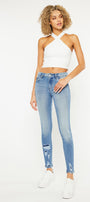 Jenna Mid Rise Ankle Skinny Jeans - Official Kancan USA