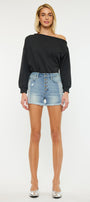 Tiffany High Rise Shorts - Official Kancan USA