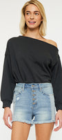 Tiffany High Rise Shorts - Official Kancan USA