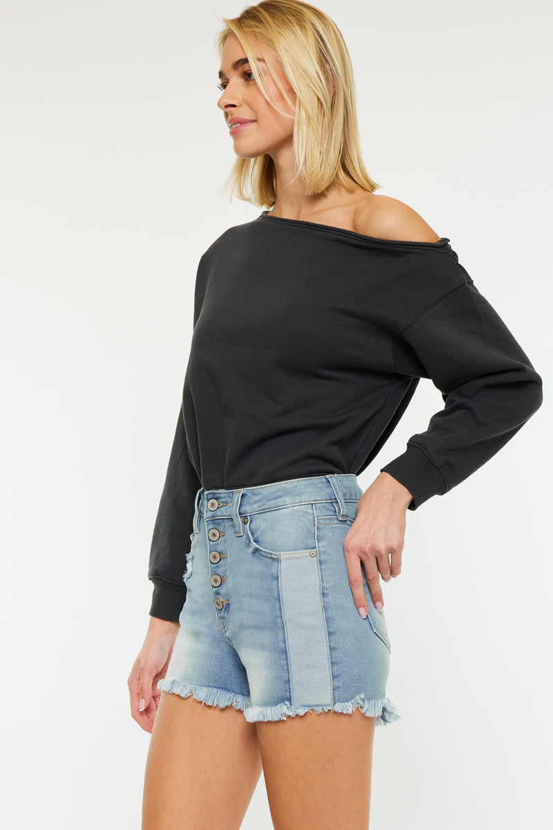 Tiffany High Rise Shorts - Official Kancan USA