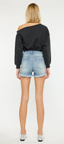 Tiffany High Rise Shorts - Official Kancan USA