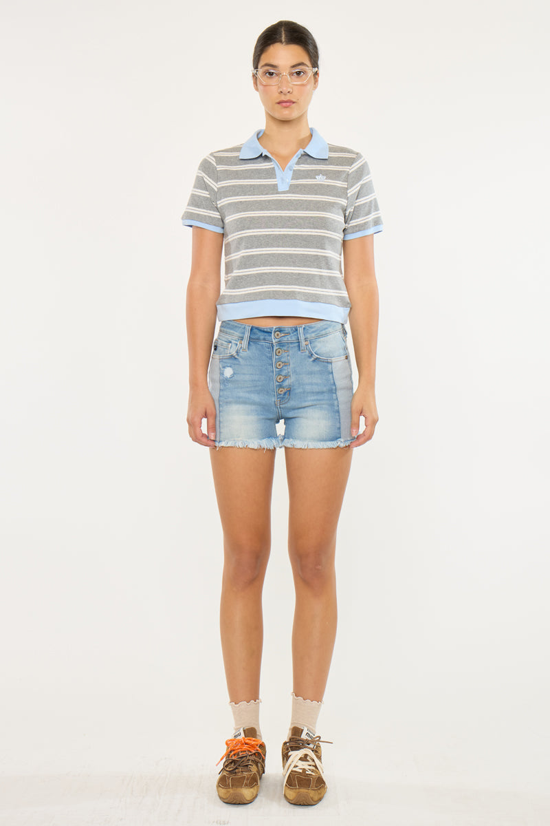 Tiffany High Rise Shorts - Official Kancan USA