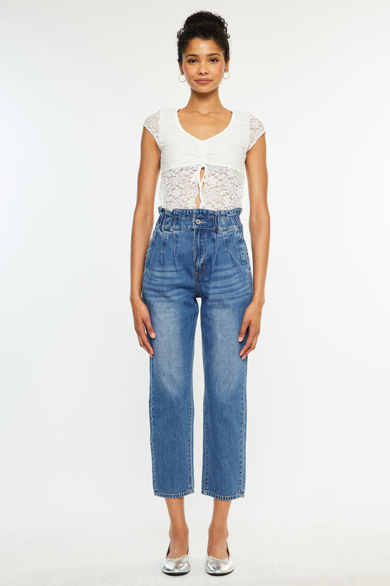 Shirley Ultra High Rise Mom Jeans - Official Kancan USA