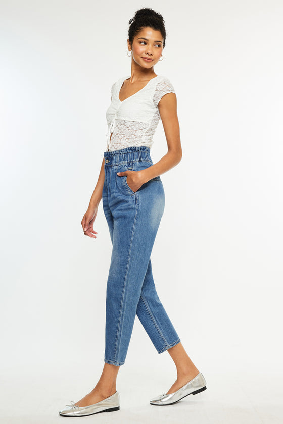 Shirley Ultra High Rise Mom Jeans - Official Kancan USA