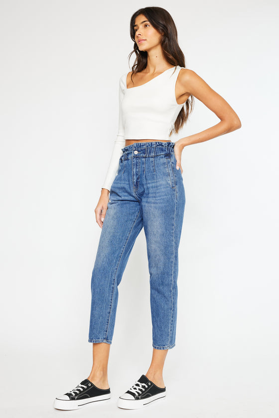 Shirley Ultra High Rise Mom Jeans - Official Kancan USA