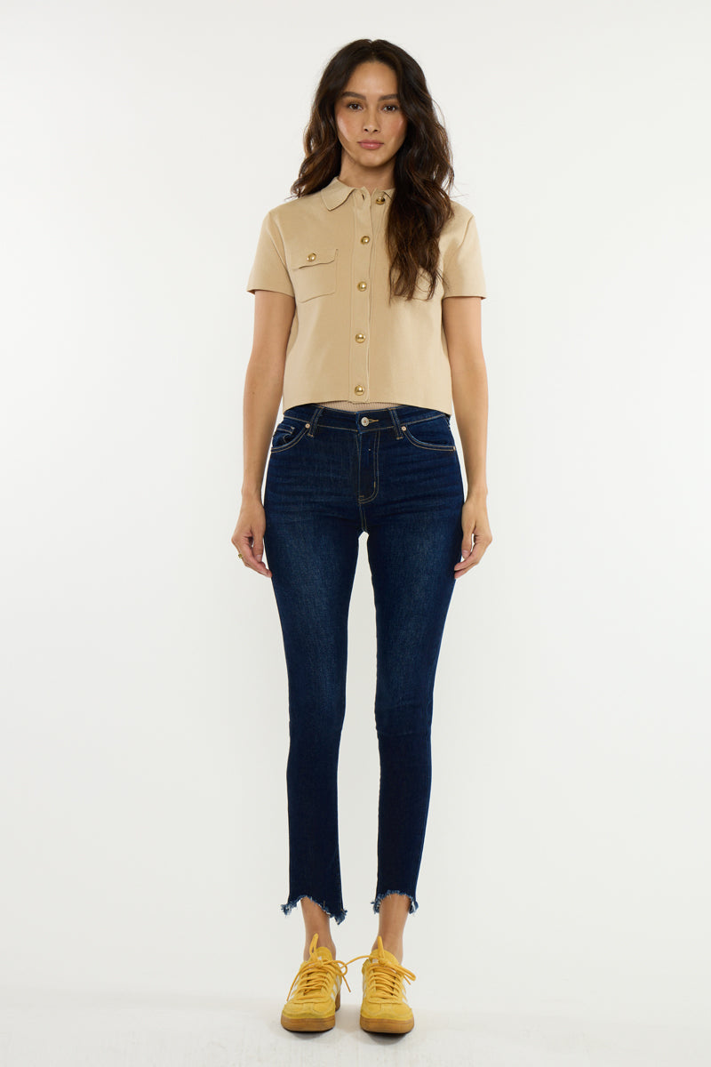 Dayna High Rise Ankle Skinny