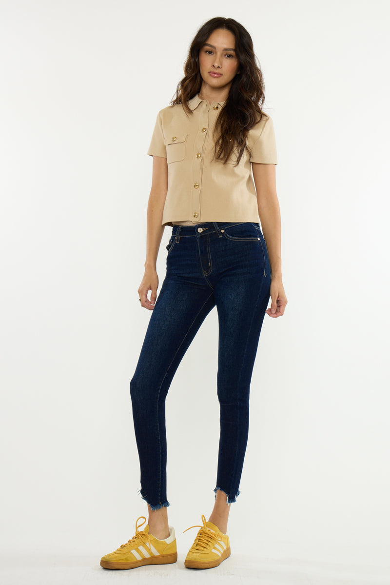 Dayna High Rise Ankle Skinny