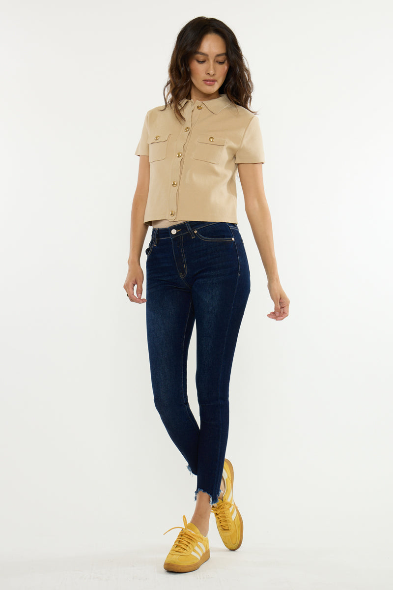 Dayna High Rise Ankle Skinny