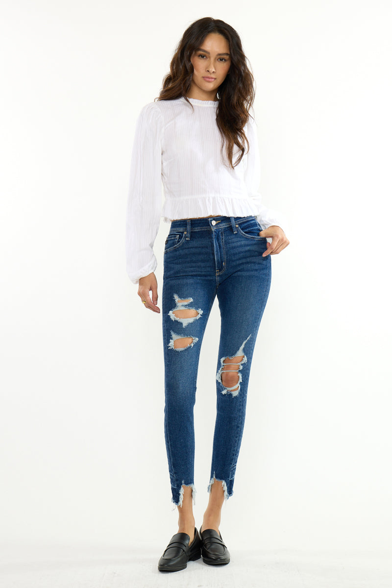 Luna High Rise Ankle Skinny