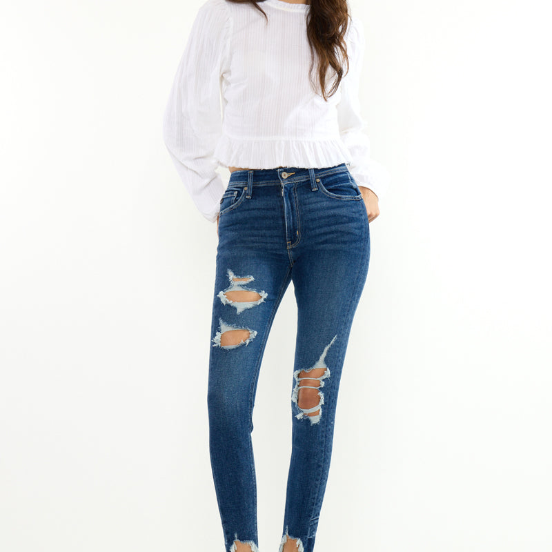 Luna High Rise Ankle Skinny