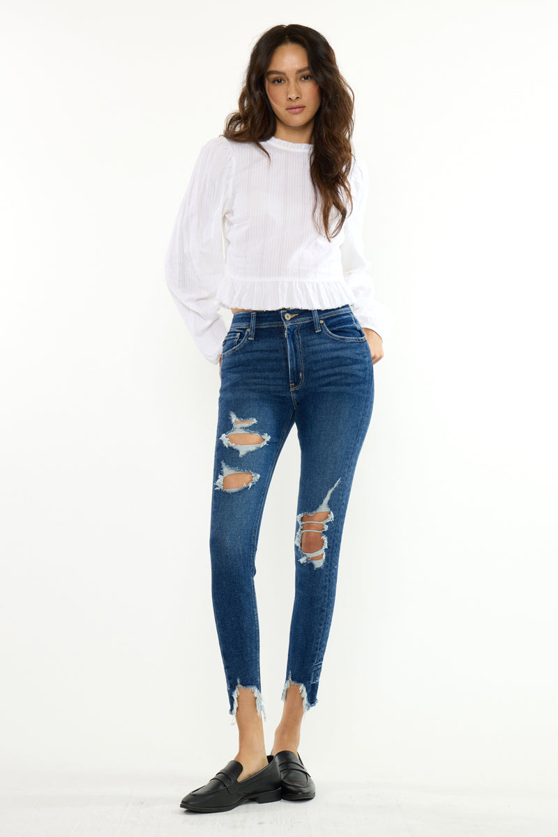 Luna High Rise Ankle Skinny