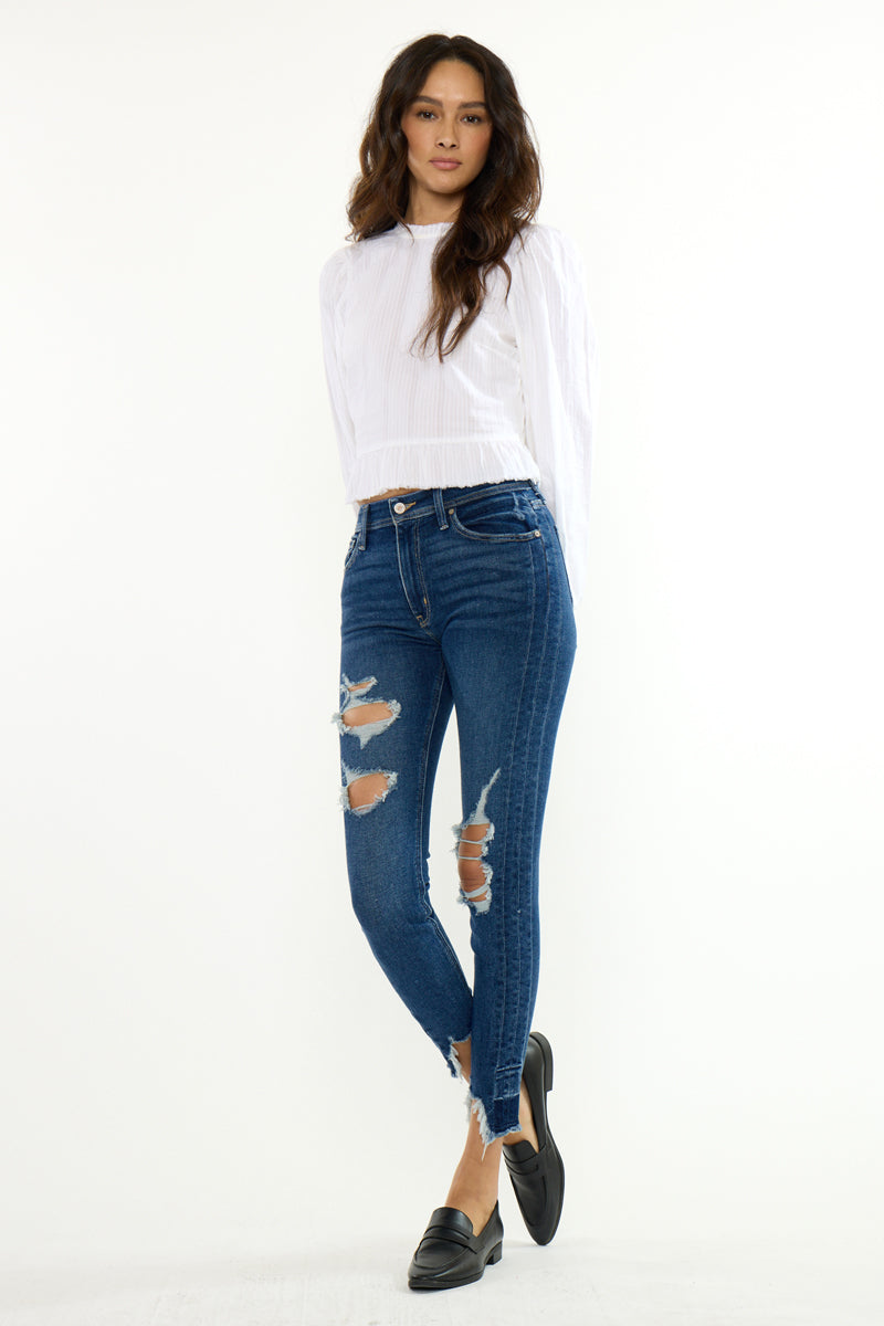 Luna High Rise Ankle Skinny