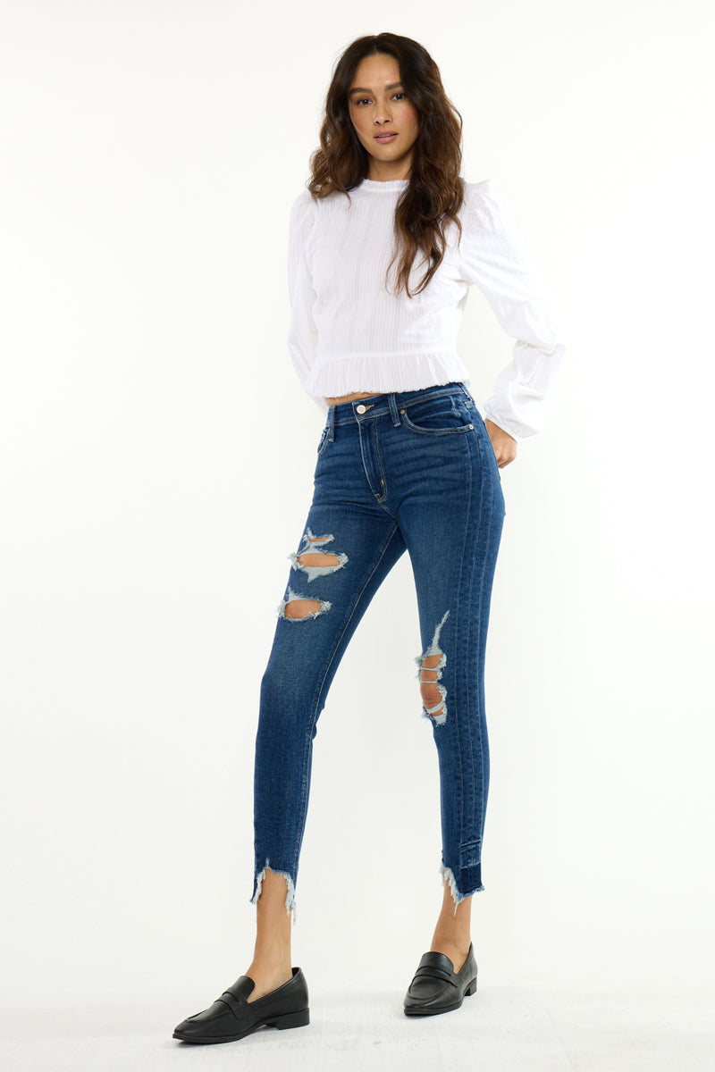 Luna High Rise Ankle Skinny