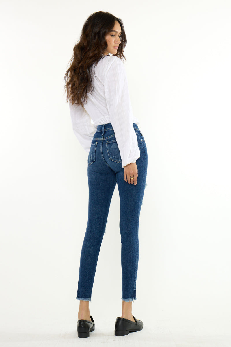 Luna High Rise Ankle Skinny