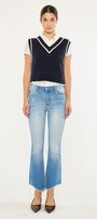 Lenny Essentials High Rise Cropped Jeans - Official Kancan USA