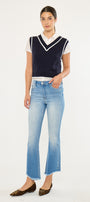 Lenny Essentials High Rise Cropped Jeans - Official Kancan USA