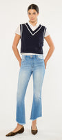 Lenny Essentials High Rise Cropped Jeans - Official Kancan USA
