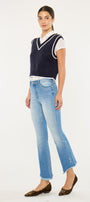 Lenny Essentials High Rise Cropped Jeans - Official Kancan USA