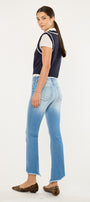 Lenny Essentials High Rise Cropped Jeans - Official Kancan USA