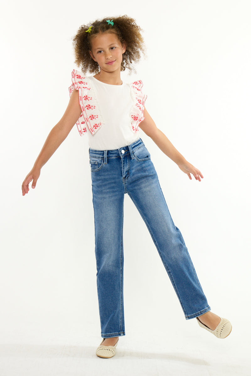 Sarah High Rise Kids Straight - Official Kancan USA