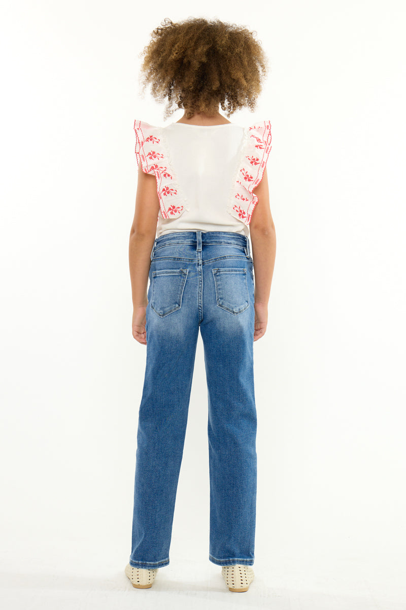 Sarah High Rise Kids Straight - Official Kancan USA