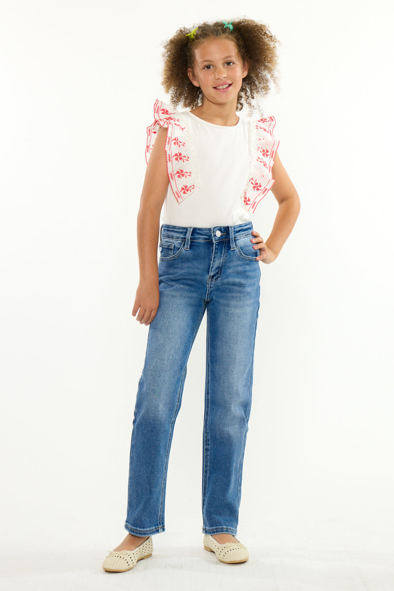 Sarah High Rise Kids Straight - Official Kancan USA