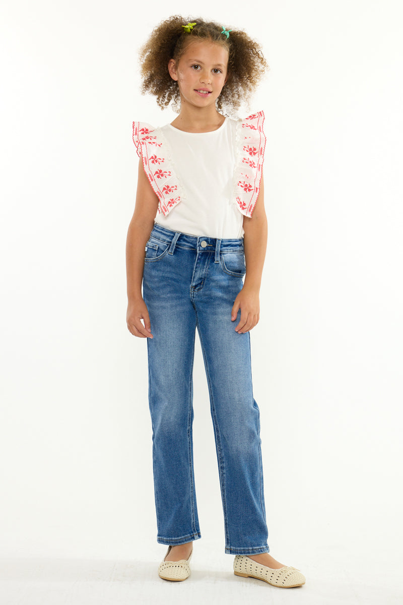 Sarah High Rise Kids Straight - Official Kancan USA