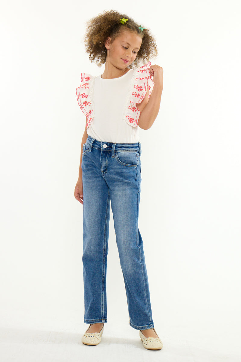 Sarah High Rise Kids Straight - Official Kancan USA