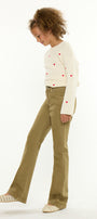Ezra High Rise Kids Flare Jeans – Stretch Denim - Official Kancan USA