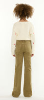 Ezra High Rise Kids Flare Jeans – Stretch Denim - Official Kancan USA