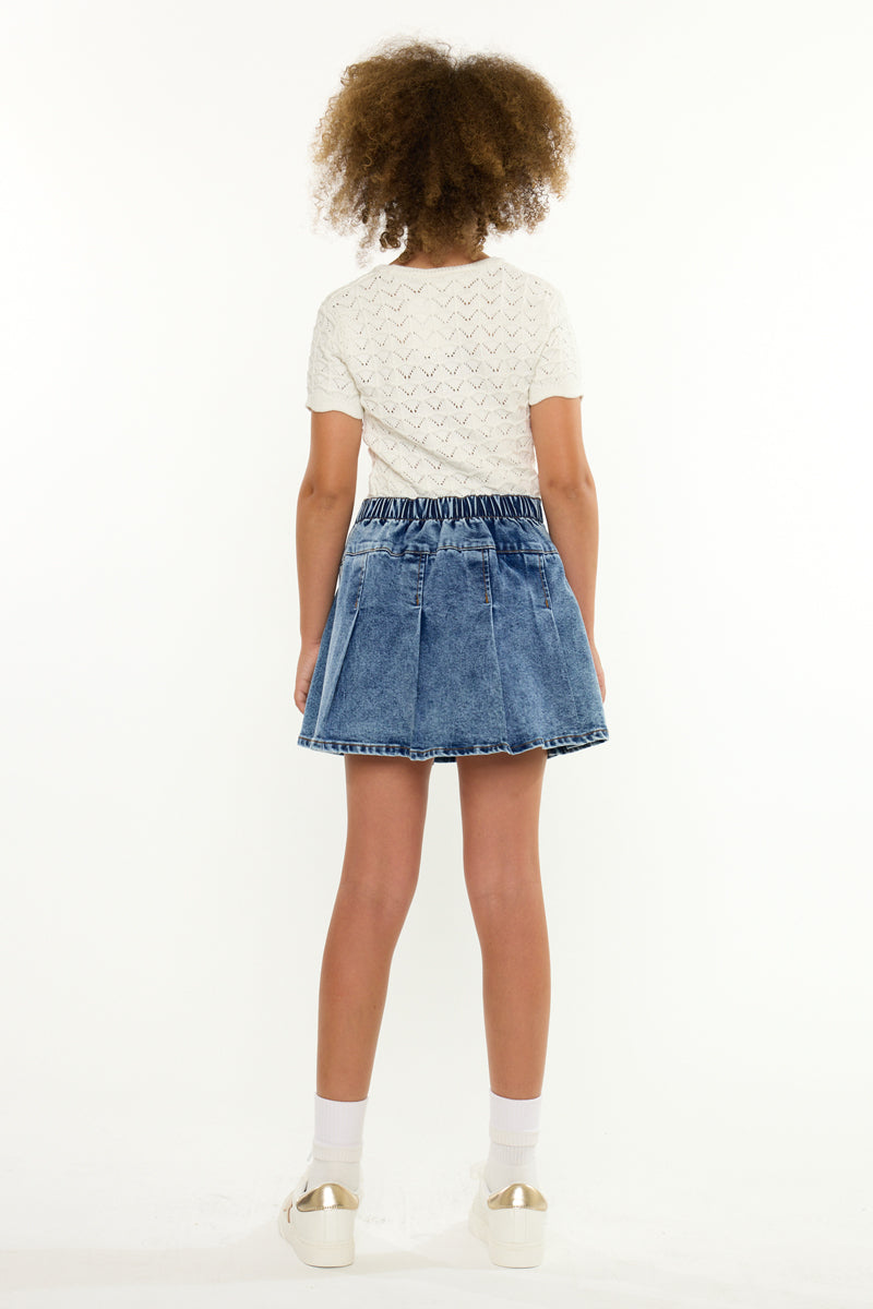 Kelly Pleated Kids Skort - Official Kancan USA