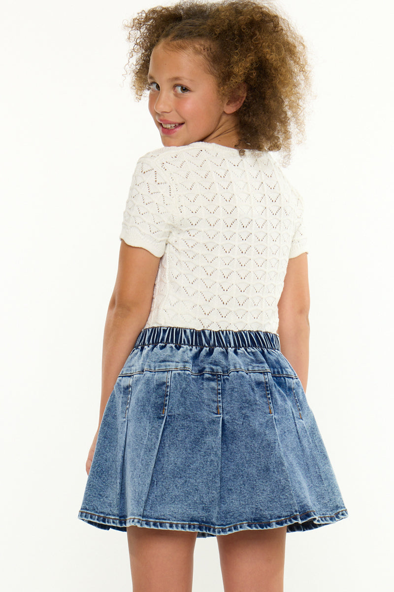 Kelly Pleated Kids Skort - Official Kancan USA
