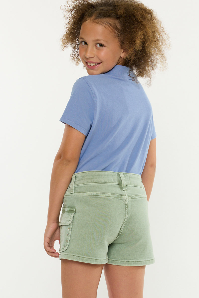 Izzie Mid Rise Kids Short - Official Kancan USA